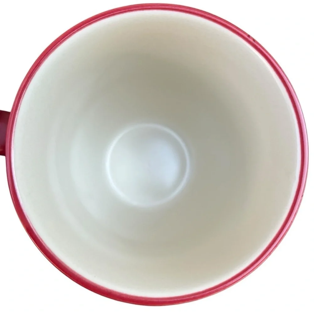 West Elm Scandi Forest Hand-Painted Stoneware Holiday Coffee Mug Replacement